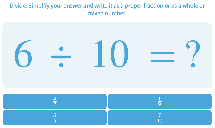 Grade 6 - Practice with Math Games